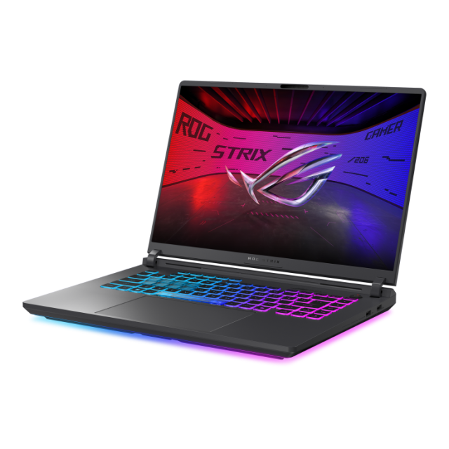 Лаптоп ASUS G614 ROG Strix G16 2025 G614FR-S5107W, AMD Ryzen 9 9955HX3D 16C (2.5/5.4GHz, 128MB Cache), 16" (40.64 см) WQXGA IPS, NVIDIA RTX 5070 Ti 12GB GDDR7 DLSS 4, 32GB DDR5, 1TB SSD, M.2 NVMe SSD, Windows 11 Home