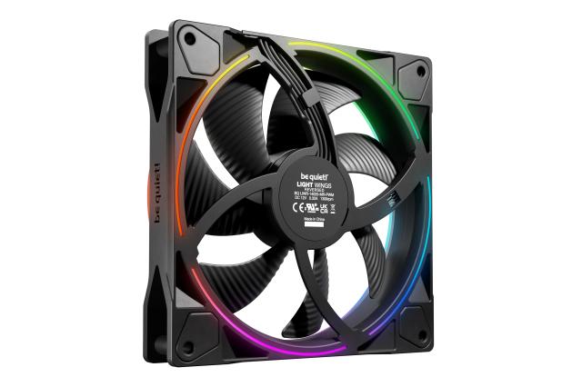 Вентилатор be quiet! LIGHT WINGS 140mm PWM Reverse Black, 3 pin/4 pin PWM, Black