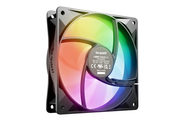 Вентилатор be quiet! LIGHT WINGS LX 120mm PWM Reverse, 3 pin/4 pin PWM, Black