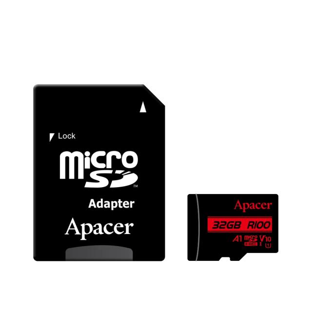 Карта памет Apacer microSDXC 128GB UHS-I U1 V10 A1 Class10, Adapter
