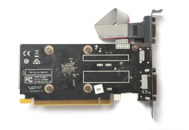 Видео карта ZOTAC GeForce GT 710 2GB GDDR3, 64-bit, 1 x DVI-D 1 x D-Sub 1 x HDMI 1.4