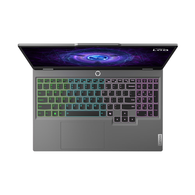 Лаптоп Lenovo  LOQ 15IRX9, Intel Core i5-13450HX 10C (3.4/4.6GHz, 20MB Cache), 15.6'' (39.62 cm) FHD IPS Anti-glare, 144MHz, NVIDIA RTX 4050 6GB GDDR6, 16GB DDR5, 512 M.2 NVMe SSD, Free DOS