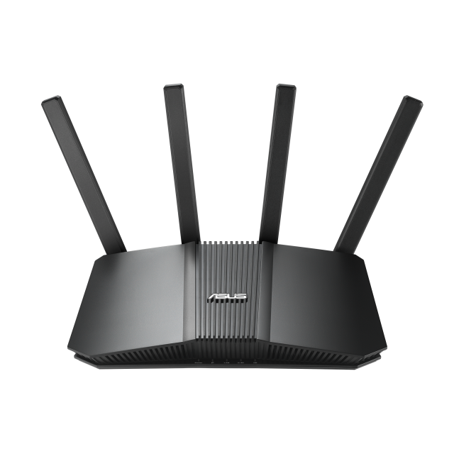 Рутер ASUS RT-BE82U Dual-band WiFi 7 AiMesh, BE3600, 2.4GHz (688 Mbps) / 5 GHz (5764 Mbps), 4 x 2.5G LAN,  1x 2.5G WAN, 1x USB 3.2 Gen 1, 4x външни антени