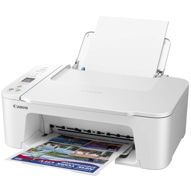 Мастилоструйно многофункционално устройство CANON PIXMA TS3751I WHITE, Wi-Fi, A4 цветен, принтер/копир/скенер, 4800 x 1200 dpi,  7.7 ipm/ 4 ipm, USB, Черен