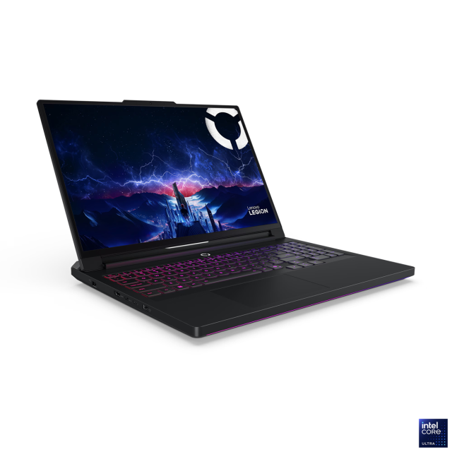 Лаптоп Lenovo Legion Pro 7 16IAX10H, Intel Core Ultra 9 275HX 24C (2.7/5.4GHz, 36MB Cache), 16.0" (40.64 cm) WQXGA OLED, 240Hz, NVIDIA GF RTX5090 24GB GDDR7 DLSS 4, 64GB DDR5, 1 TB M.2 NVMe SSD, Free DOS