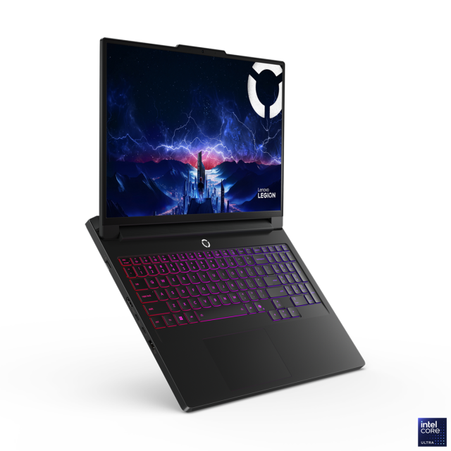 Лаптоп Lenovo Legion Pro 7 16IAX10H, Intel Core Ultra 9 275HX 24C (2.7/5.4GHz, 36MB Cache), 16.0" (40.64 cm) WQXGA OLED, 240Hz, NVIDIA GF RTX5090 24GB GDDR7 DLSS 4, 64GB DDR5, 1 TB M.2 NVMe SSD, Free DOS