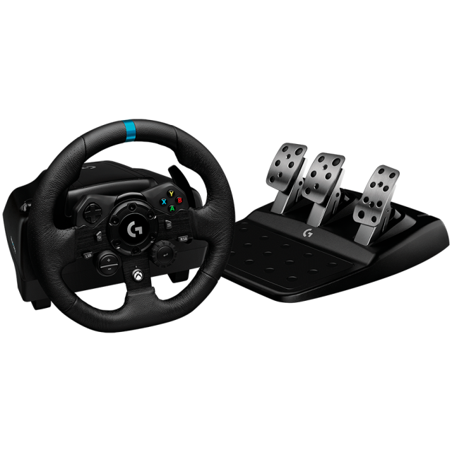 Волан с педали Logitech G923 SE Racing Wheel and Shifter Combo for PS5, PS4 and PC, BLACK