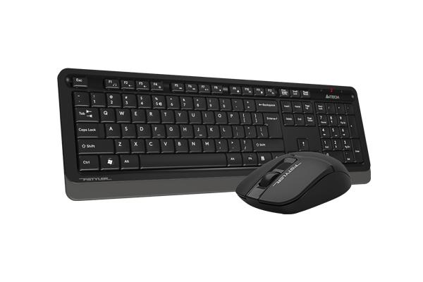 Комплект клавиатура и мишка A4TECH Fstyler FG1012, Wireless, BLACK