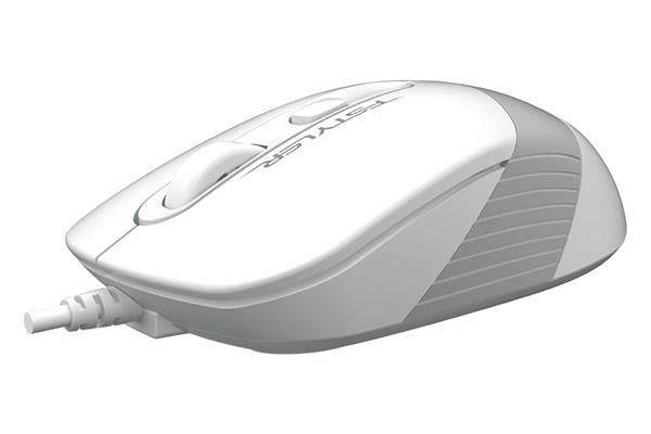 Мишка A4TECH FM10 WHITE, оптична (1600dpi), USB