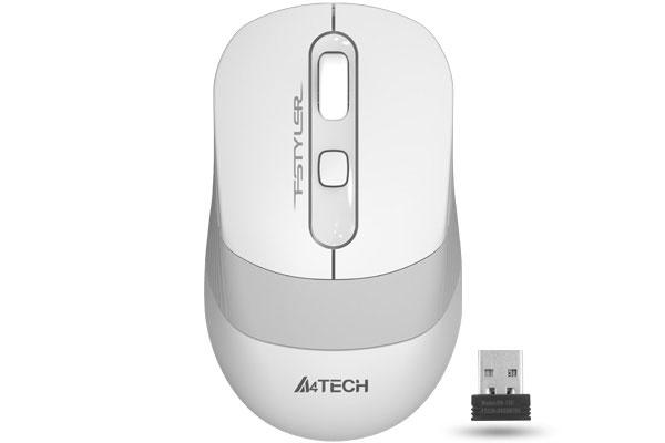 Мишка A4TECH FG10 WHITE, оптична (2000dpi), USB