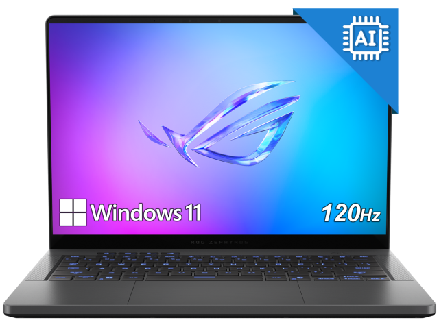 Лаптоп ASUS ROG Zephyrus G14 2025 GA403WR-QS092W, AMD Ryzen AI 9 HX 370 12C (2.0 / 5.1 GHz, 36MB Cache), 14" (35.56 см) 2.8K OLED, NVIDIA GF RTX 5070 Ti 12GB GDDR7 DLSS 4, 32GB LPDDR5x, 1TB M.2 NVMe SSD, Windows 11 Home