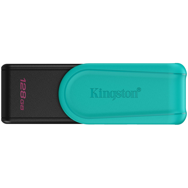 USB памет KINGSTON DataTraveler Exodia S 128GB, USB 3.2 Gen 1, Black/Turquoise
