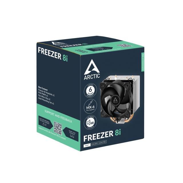 Охладител за процесор ARCTIC Freezer 8i, 4-Pin - LGA1700/1851