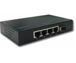 Суич REPOTEC RP-G0401DC 5-port 4x 10/100/1000 Mbps, 1x 1000 Mbps SFP port
