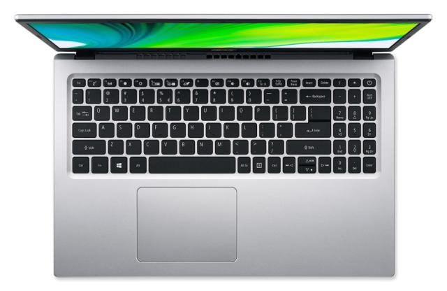 Лаптоп Acer Aspire 3, A315-35-P0NK, Intel Pentium Silver N6000 (up to 3.3GHz, 4MB), 15.6" FHD (1920x1080) IPS AG, Cam&Mic, 4 GB DDR4, 256GB SSD PCIe, Intel UHD Graphics, 802.11ac, BT 5.0, Linux, Silver