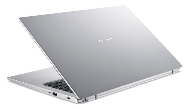 Лаптоп Acer Aspire 3, A315-35-P0NK, Intel Pentium Silver N6000 (up to 3.3GHz, 4MB), 15.6" FHD (1920x1080) IPS AG, Cam&Mic, 4 GB DDR4, 256GB SSD PCIe, Intel UHD Graphics, 802.11ac, BT 5.0, Linux, Silver