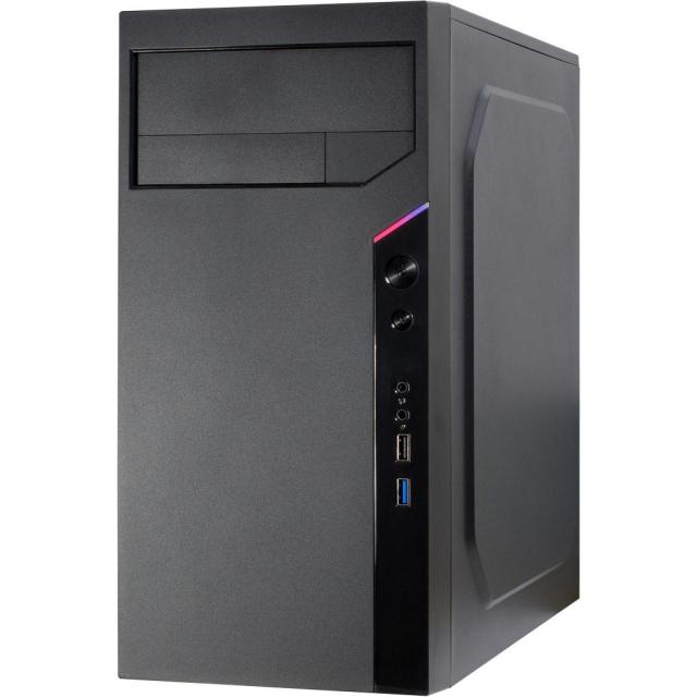 Кутия за компютър Inter Tech IT-6505 RETO, Mid-Tower, 1x USB 3.0, 1x USB 2.0, ATX