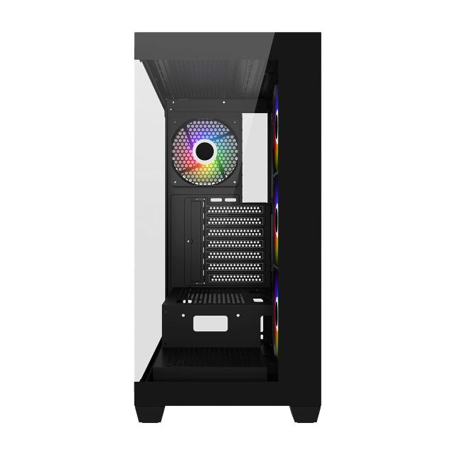 Кутия за компютър FSP M340-BA, Mid-Tower, 1x USB 3.0, 1x USB 2.0, 1x USB Type-C, ATX, Micro ATX, Mini-ITX