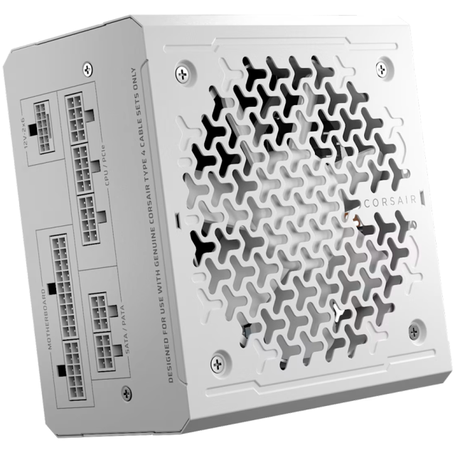 Захранващ блок Corsair RM850e White, 850W, PCIe 5.1/ATX 3.1, 80+ GOLD, Fully Modular