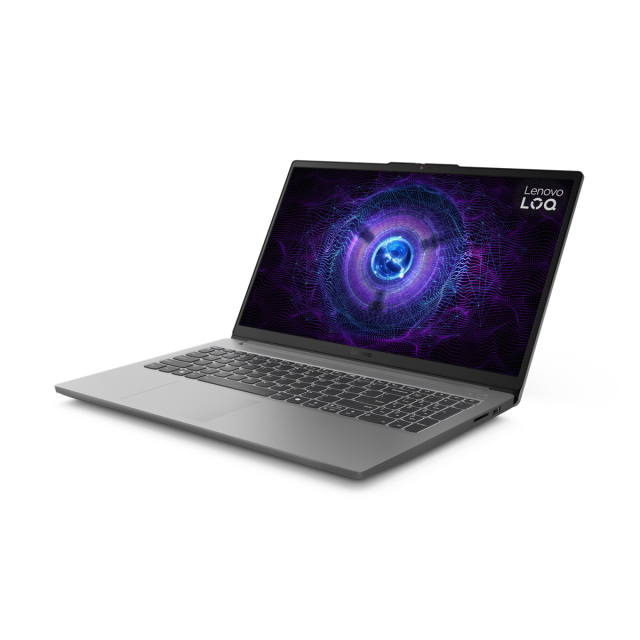 Лаптоп Lenovo LOQ 15IAX9E, Intel Core i5-12450HX 8C (2.4/4.4GHz, 12MB Cache), 15.6'' (39.62 cm) FHD IPS Anti-glare, 144MHz, NVIDIA RTX 2050 4GB GDDR6, 16GB DDR5, 512 M.2 NVMe SSD, Free DOS