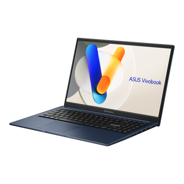 Лаптоп ASUS Vivobook 15 X1504VA-BQ1641W, Intel Core i5-1334U 10C (3.40/4.6GHz, 12MB cache), 15.6'' (39.62 cm) FHD IPS Anti-Glare, Intel Iris Xe Graphics, 16GB DDR4, 512GB M.2 NVMe SSD, Windows 11 Home