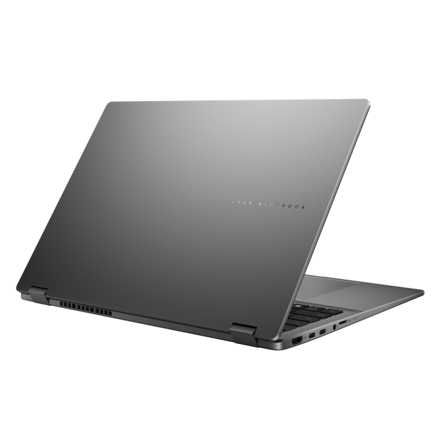 Лаптоп ASUS Vivobook Flip TP3607SA-RJ005, Intel Core Ultra 5 226V 8C (2.1 / 4.5 GHz, 8MB Cache), 16" (40.64 см) 2.8K OLED Glossy, Touch screen, Intel Arc 130V, 16GB LPDDR5X, 512 GB M.2 NVMe SSD, Free DOS