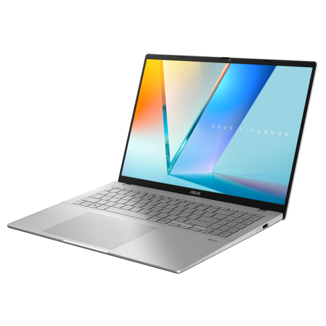 Лаптоп ASUS Vivobook S16 S3607CA-RP037, Intel Core Ultra 7 255H 16C (1.5 / 5.1 GHz, 24MB Cache), 16.0" (40.64 cm) Full HD+ IPS, Intel Arc 140T, 16GB DDR5, 1TB M.2 NVMe SSD, Free DOS