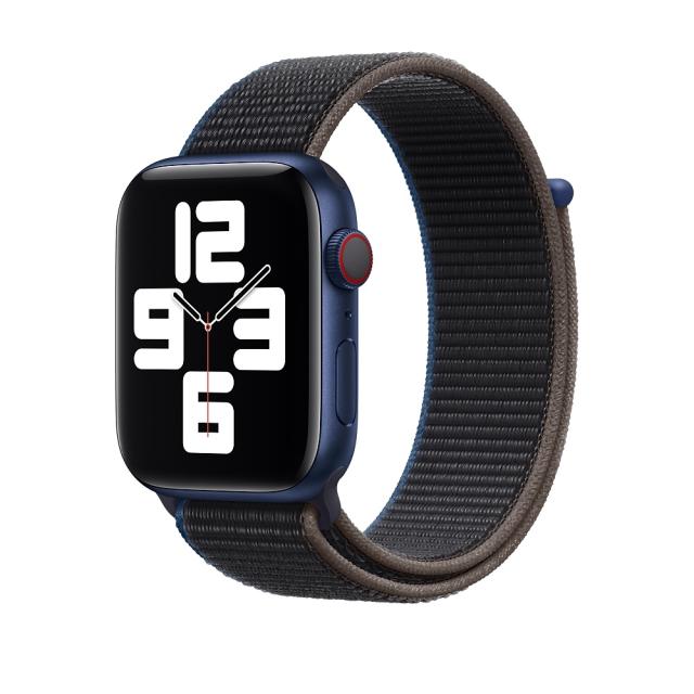 Каишка за часовник Apple Watch 44mm Band: Charcoal Sport Loop (Seasonal Fall 2020)