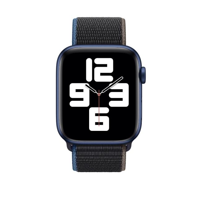 Каишка за часовник Apple Watch 44mm Band: Charcoal Sport Loop (Seasonal Fall 2020)