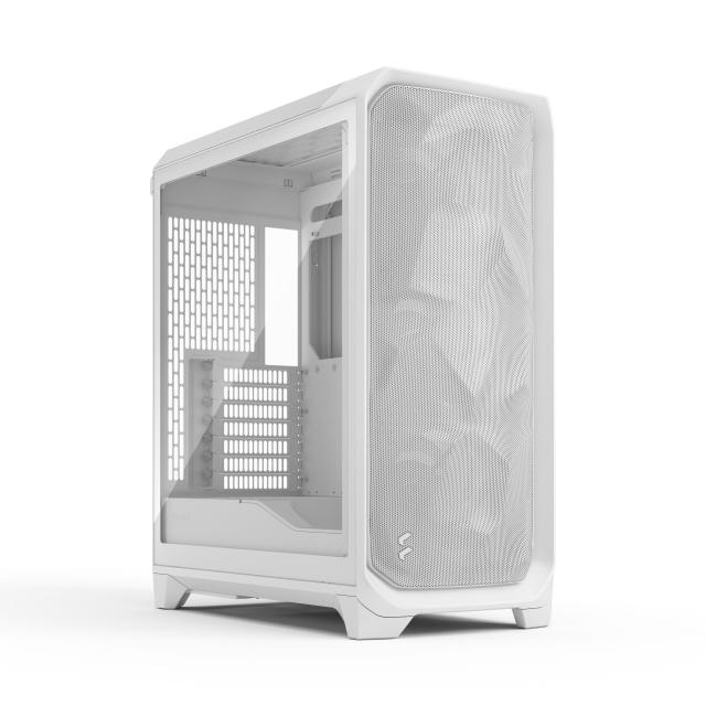 Кутия Fractal Design MESHIFY 3 WHITE TG LIGHT CT, Middle Tower, 2x USB Type-A 5 Gbps, 1 x USB 3.1 Type-C, ATX