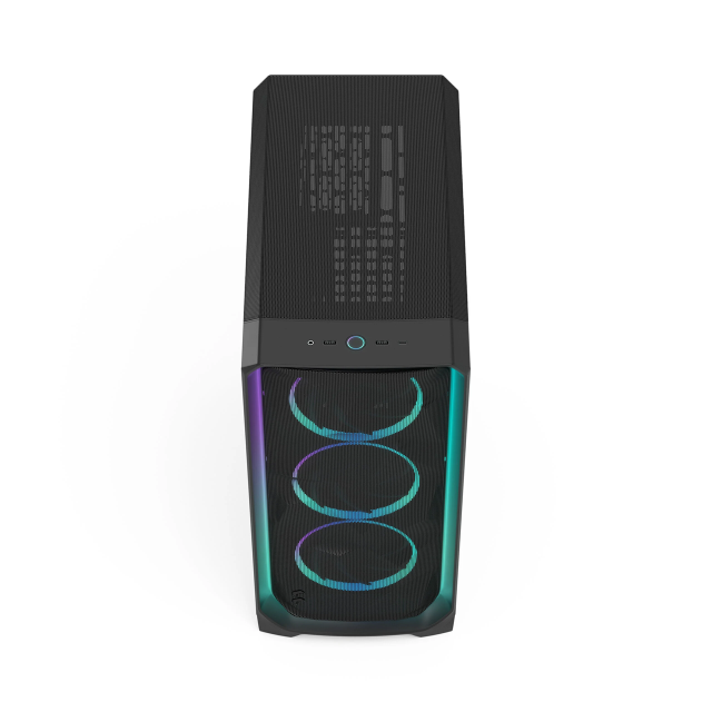 Кутия Fractal Design MESHIFY 3 BLACK RGB TG LTI, Middle Tower, 2x USB Type-A 5 Gbps, 1 x USB 3.1 Type-C, ATX