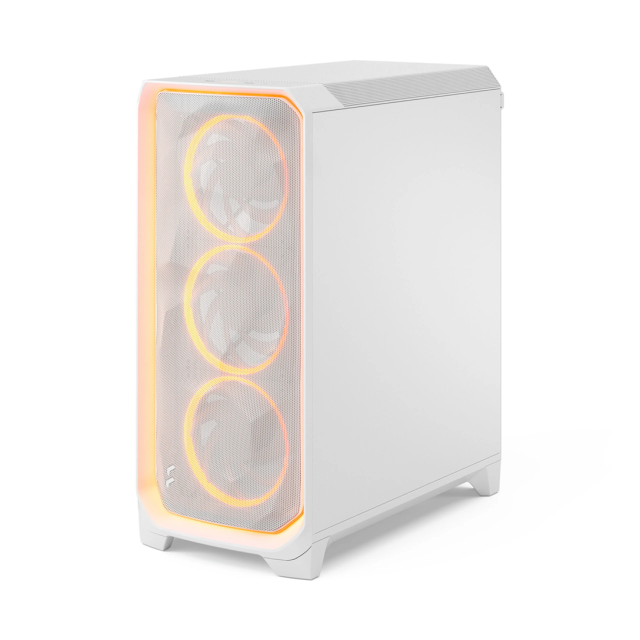 Кутия Fractal Design MESHIFY 3 AMBIEN PRO RGB WH, Middle Tower, 2x USB Type-A 5 Gbps, 1 x USB 3.1 Type-C, ATX