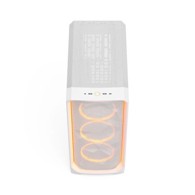 Кутия Fractal Design MESHIFY 3 AMBIEN PRO RGB WH, Middle Tower, 2x USB Type-A 5 Gbps, 1 x USB 3.1 Type-C, ATX