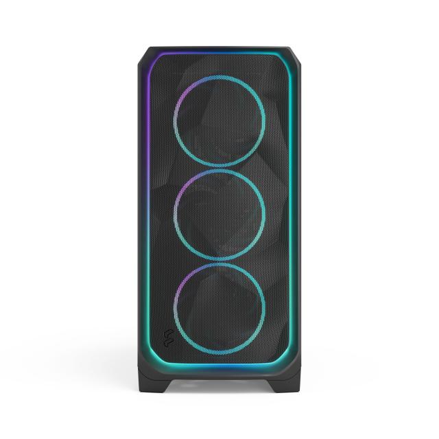 Кутия Fractal Design MESHIFY 3 XL AMBIPRO RGB BL, Middle Tower, 2x USB Type-A 5 Gbps, 1 x USB 3.1 Type-C, E-ATX (330 mm) / ATX / mATX / ITX / EE-ATX / SSI-EEB / SSI-CEB