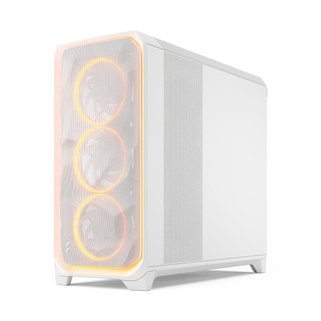 Кутия Fractal Design MESHIFY 3 XL AMBIPRO RGB WH, Middle Tower, 2x USB Type-A 5 Gbps, 1 x USB 3.1 Type-C, E-ATX (330 mm) / ATX / mATX / ITX / EE-ATX / SSI-EEB / SSI-CEB