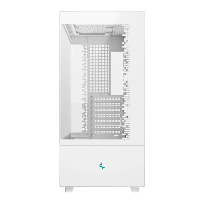 Кутия за компютър DeepCool CH690 DIGITAL White, Middle Tower, 1 x USB Type-C 3.2, 2 x USB 3.0, HD Audio x 1, ATX, mATX, Mini-ITX, бяла