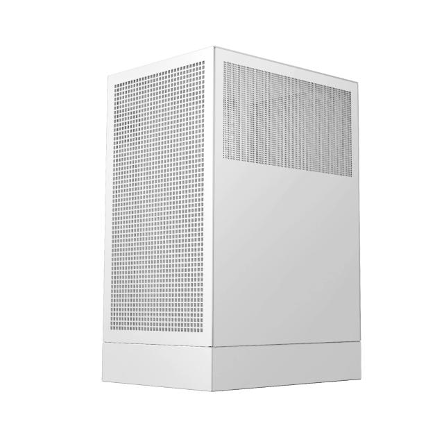 Кутия за компютър DeepCool CH170 DIGITAL White, Mini Tower, 1 x USB Type-C 3.2, 2 x USB 3.0, HD Audio x 1, Mini-ITX, бяла