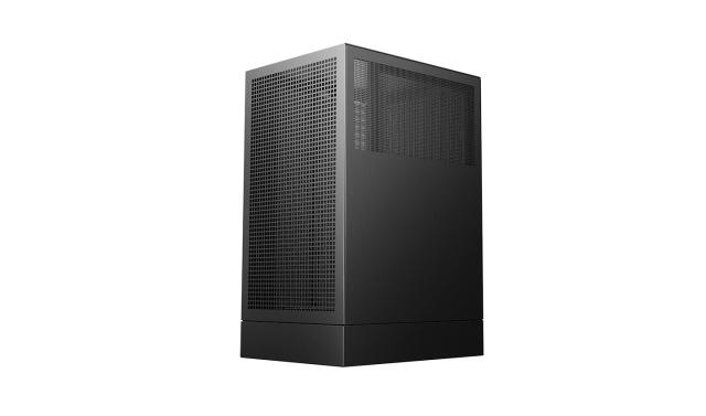 Кутия за компютър DeepCool CH170 DIGITAL White, Mini Tower, 1 x USB Type-C 3.2, 2 x USB 3.0, HD Audio x 1, Mini-ITX, черна