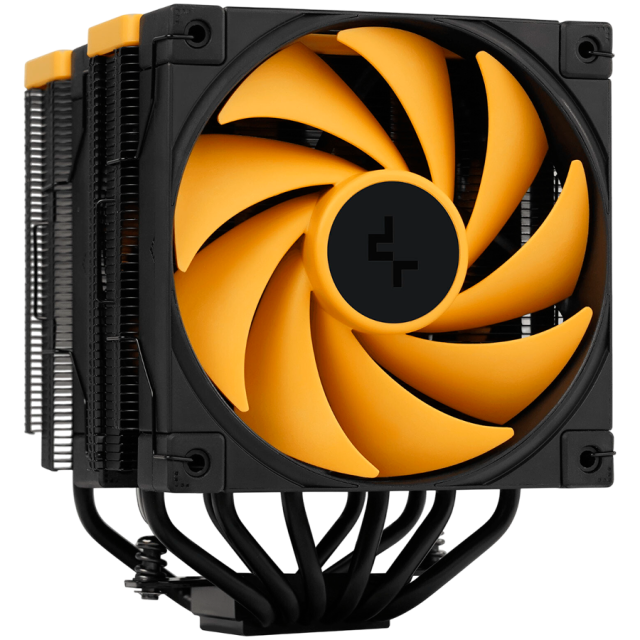 Охладител за процесор DeepCool  AK620 ZERO DARK ZORIA, 4-pin PWM, Intell, AMD