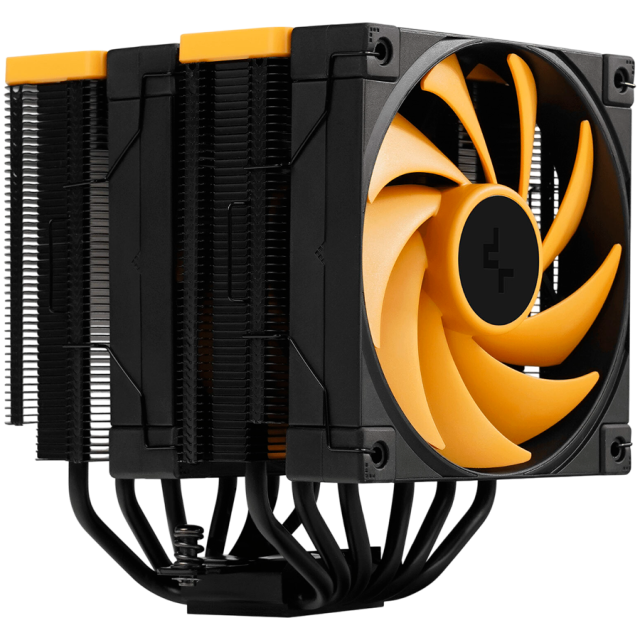 Охладител за процесор DeepCool  AK620 ZERO DARK ZORIA, 4-pin PWM, Intell, AMD
