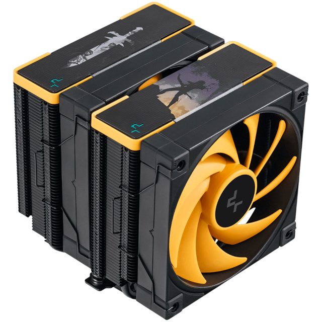 Охладител за процесор DeepCool  AK620 ZERO DARK ZORIA, 4-pin PWM, Intell, AMD