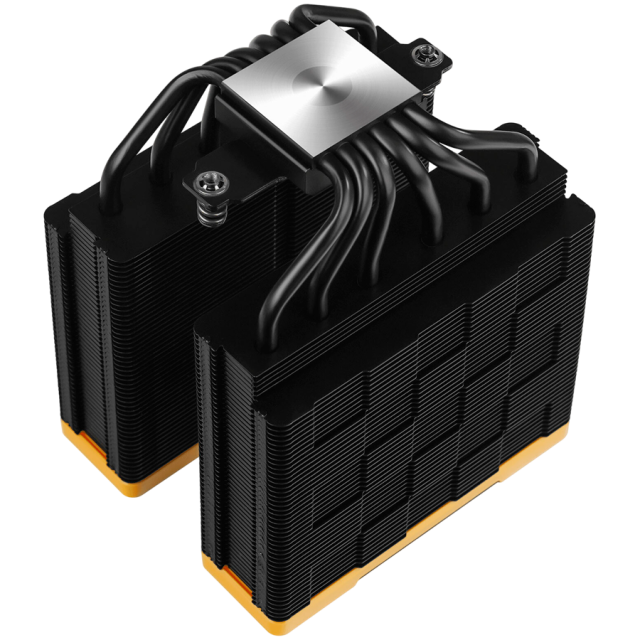 Охладител за процесор DeepCool  AK620 ZERO DARK ZORIA, 4-pin PWM, Intell, AMD