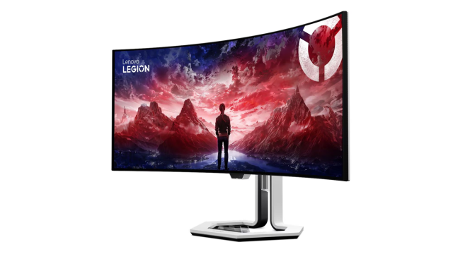 Монитор Lenovo Legion PRO 34WD-10, 34" (86.36 cm) WQHD Curved OLED, 240Hz, 0.03ms, 1500000:1, 275 cd/m2, HDMI, DP, Ethernet RJ45, USB, USB Type-C