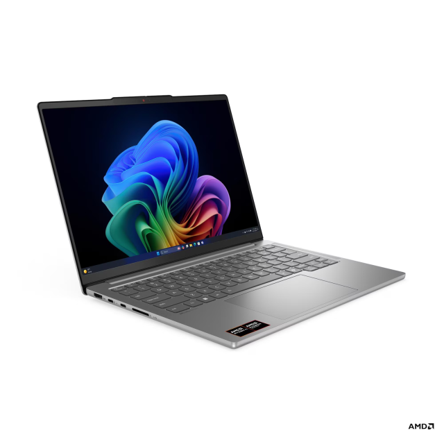  Лаптоп Lenovo IdeaPad Pro 5 14AKP10, AMD Ryzen AI 5 340 6C (2.0/4.8GHz, 16MB Cache), 14" (35.56cm) 8K OLED, DisplayHDR, 120Hz, 24GB LPDDR5X, 1TB M.2 NVMe SSD, Free DOS