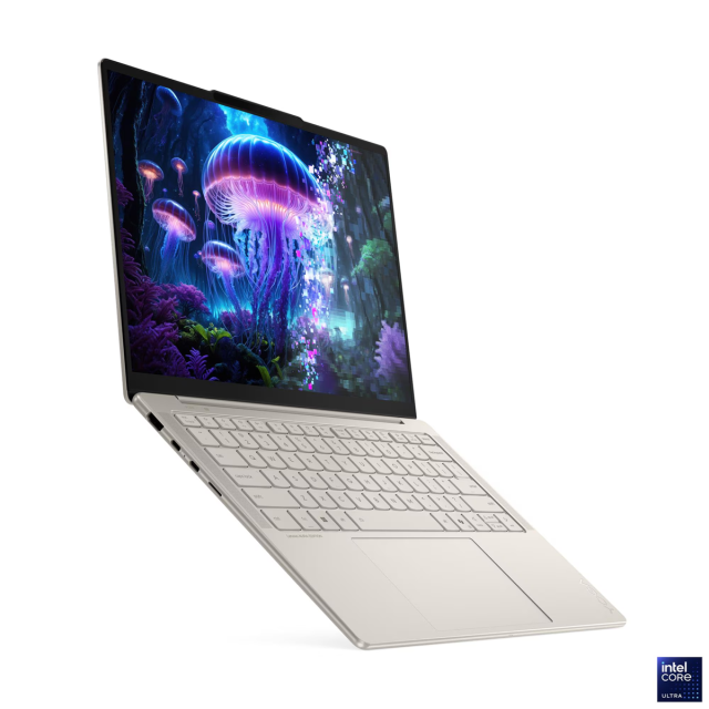 Лаптоп Lenovo Yoga Slim 7 14ILL10, Intel Core Ultra 7 258V 8C (2.2/4.8GHz, 12MB Cache), 14.0" (35.56 cm) WQXGA+ OLED, 120Hz, Intel Arc 140V, 32GB LPDDR5X, 512GB M.2 NVMe SSD, Windows 11 Home