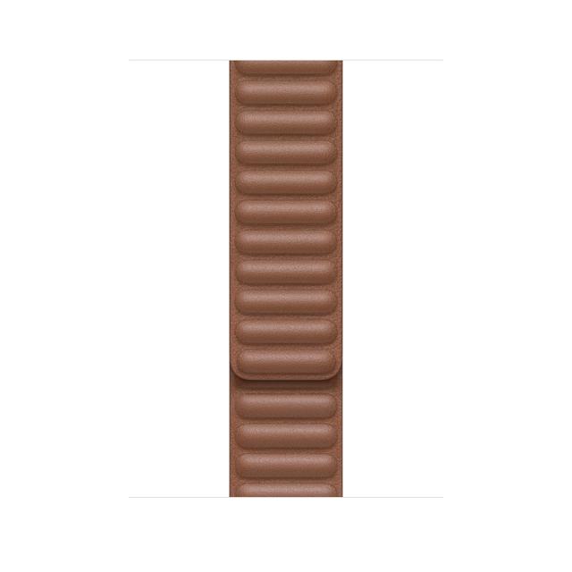 Каишка за часовник Apple Watch 44mm Band: Saddle Brown Leather Link - Small