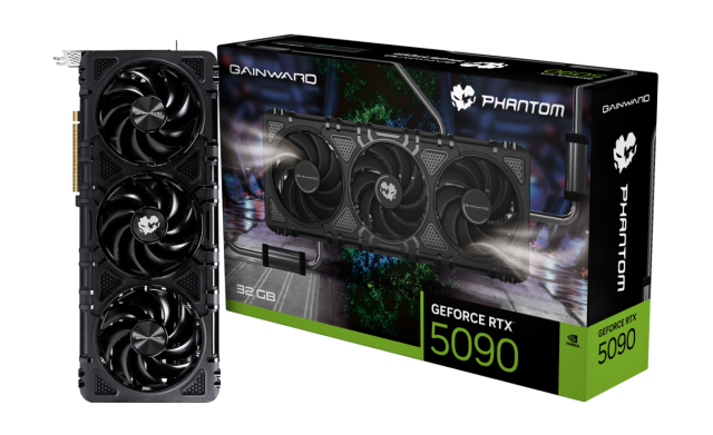 Видео карта GAINWARD nVIDIA GeForce RTX 5090 PHANTOM 32GB GDDR7, 512-bit, HDMI, 3x DP