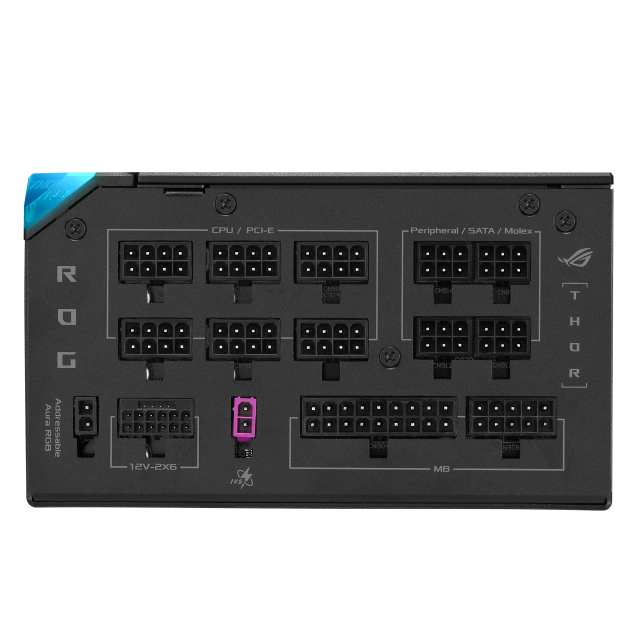Захранване ASUS ROG THOR III 1200W, 80 Plus Platinum, PCIe 5.1, Fully Modular