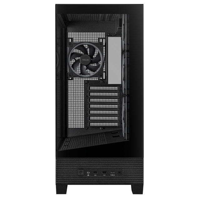 Кутия ASUS A31 PLUS ARGB Black, Mid Tower, 2 x USB 3.2 Gen1, 1 x USB 3.2 Gen 2x2 Type C, 1 x headphone / Microphone, ATX / Micro-ATX / Mini-ITX