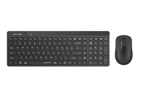 Комплект клавиатура и мишка А4tech FG2300 AIR2, Wireless, черни